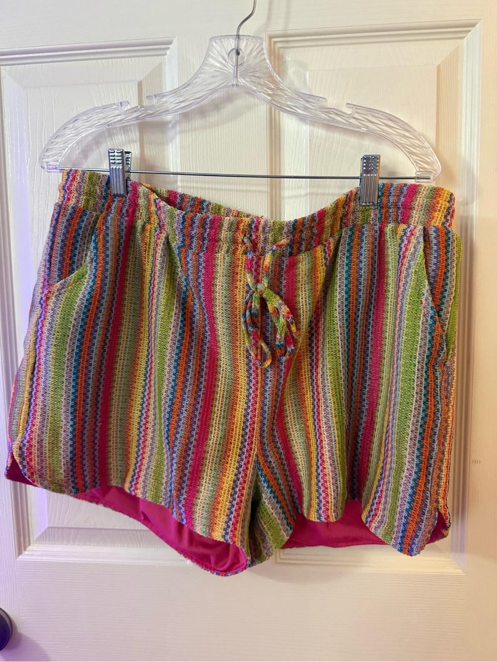 Multicolor Striped  Shorts